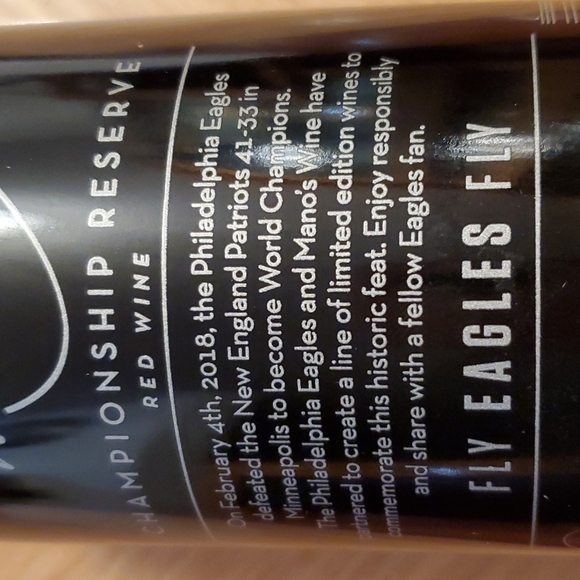 🦅NWT: 🦅EAGLES (SUPER BOWL 52 CHAMPIONS) LIMITED EDITION WINE - Picture 6 of 7
